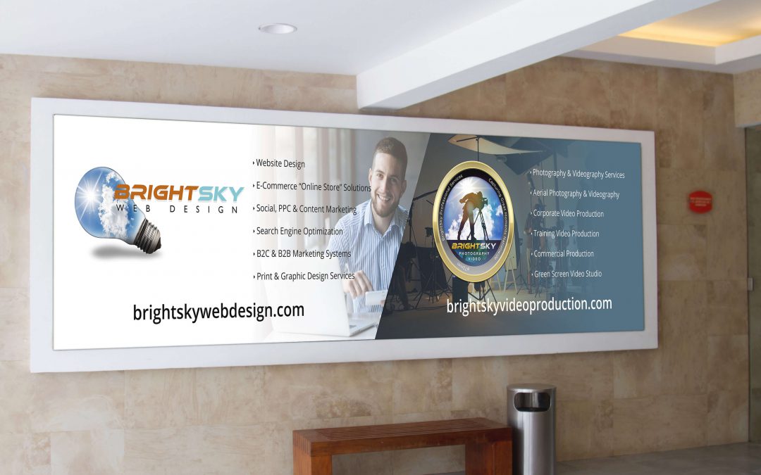 BrightSky Web Design / BrightSky Video Production – Banner